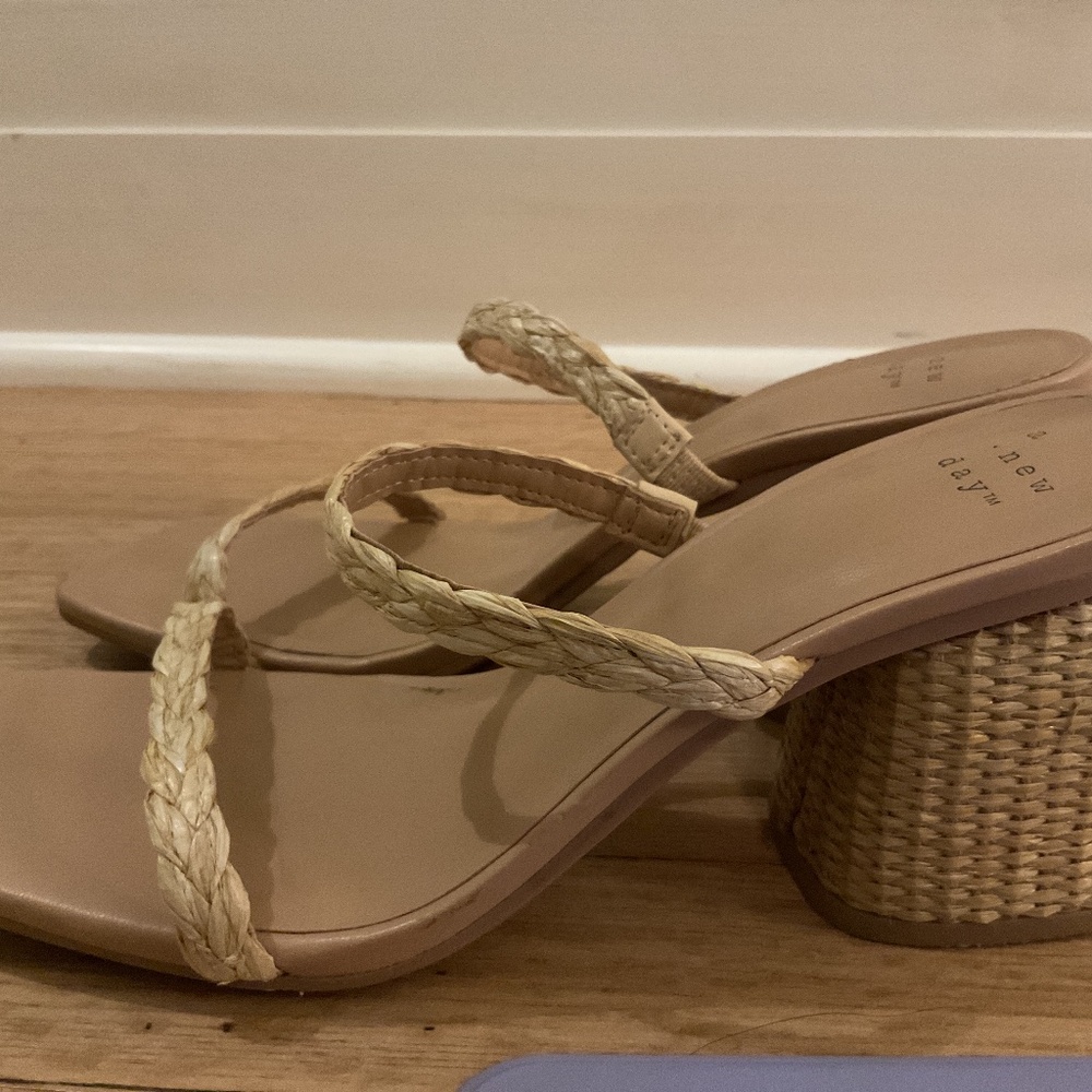 A New Day Braided heels
